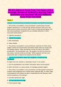 NR 602 Midterm Exam Prep Test Bank with a Strategic Review of Pediatrics Nursing Topics Questions and Answers&sol; NR 602 Midterm Exam Prep Test Bank 
