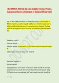 INSTRUMENTAL ANALYSIS ACS Exam 2026&vert;2027 Advanced Practice &NewLine;Questions and Answers with Complete A&plus; Solutions 100&percnt; Correct&excl;&excl;&excl; 