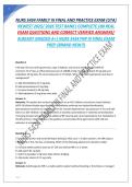 NURS 5434 FAMILY III FINAL AND PRACTICE EXAM &lpar;UTA&rpar; NEWEST 2025&sol; 2026 TEST BANK