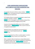 CLPNA JURISPRUDENCE EXAM QUESTIONS  WITH COMPLETE SOLUTIONS GUARANTEED PASS 2025&sol;2026  