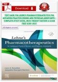 Test Bank for Lehne&rsquo;s Pharmacotherapeutics for Advanced Practice Nurses and Physician Assistants 3rd Edition 2026&ndash;2027 &vert; Complete Drug Therapy Review & Exam Prep