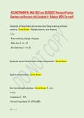 ACS INSTRUMENTAL ANALYSIS Exam 2026&vert;2027 Advanced Practice &NewLine;Questions and Answers with Complete A&plus; Solutions 100&percnt; Correct&excl;&excl;&excl;