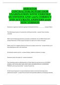 Asbestos Contractor&sol;Supervisor Examination &ndash; Practice Questions and Answers Study Guide
