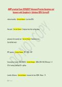 AMPP practical Exam 2026&vert;2027 Advanced Practice Questions and &NewLine;Answers with Complete A&plus; Solutions 100&percnt; Correct&excl;&excl;&excl;
