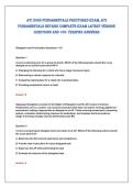 ATI 2026 FundAmenTAls ProcTored exAm&comma; ATI&NewLine;FundAmenTAls reTAke comPleTe exAm lATesT VersIon&NewLine;QuesTIons And 100- VerIFIed AnsWers 
