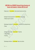 A306 FINAL Exam 2026&vert;2027 Advanced Practice Questions and &NewLine;Answers with Complete A&plus; Solutions 100&percnt; Correct&excl;&excl;&excl; 