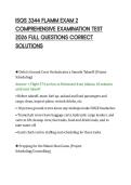 ISQS 3344 FLAMM EXAM 2&NewLine;COMPREHENSIVE EXAMINATION TEST&NewLine;2026 FULL QUESTIONS CORRECT&NewLine;SOLUTIONS