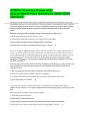 ACEDs Practice Exam with Guaranteed Pass Solutions 2025-2026 Updated&period;