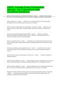 CEDS -Canada Exam Preparation Manual - Ch 2 Questions with Complete Solutions&period;&NewLine;&NewLine;