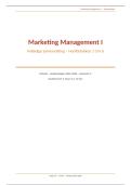 Samenvatting Marketing Management I &vert; HoGent &vert; 2025&sol;26