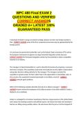 WPC 480 Final Exam 2 QUESTIONS AND VERIFIED CORRECT ANSWERS GRADED A&plus; -LATEST 2026-2027- 100- GUARANTEED PASS&period;docx&NewLine;&NewLine;