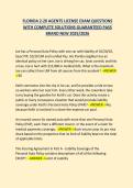 FLORIDA&lowbar;2&lowbar;20&lowbar;AGENTS&lowbar;LICENSE&lowbar;EXAM&lowbar;QUESTIONS&lowbar;WITH&lowbar;COMPLETE&lowbar;SOLUTIONS 