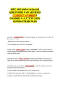 WPC 480 Midterm Exam 2 QUESTIONS AND VERIFIED CORRECT ANSWERS GRADED A&plus; -LATEST 2026-2027- 100- GUARANTEED PASS&period;docx&NewLine;&NewLine;
