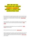 WPC 480 ASU final Exam QUESTIONS AND VERIFIED CORRECT ANSWERS GRADED A&plus; -LATEST 2026-2027- 100- GUARANTEED PASS&period;docx&NewLine;&NewLine;