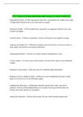 FCCS Review Exam Questions and Answers Latest Graded A&plus;
