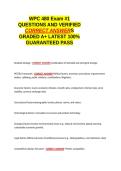 WPC 480 ASU final&semi;WPC 480 Midterm Exam1-2 &semi;WPC 480 Final Exam STUDY GUIDE QUESTIONS &semi;WPC 480 Final EXAM1- 2&semi;WPC 480 Exam -1 QUESTIONS AND VERIFIED CORRECT ANSWERS GRADED A&plus; -LATEST 2026-2027- 100- GUARANTEED PASS&period;