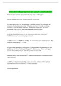 FCCS Review Exam Questions and Answers Latest Graded A&plus;
