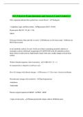 FCCS Review Exam Questions and Answers Latest Graded A&plus;