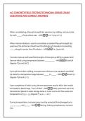 ACI CONCRETE FIELD-TESTING TECHNICIAN- GRADE I EXAM &NewLine;QUESTIONS AND CORRECT ANSWERS