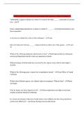 GEOL 1500 YSU EXAM Questions and Answers Latest Graded A&plus;