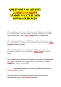 DAU - PM Practitioner EXAM PREP QUESTIONS AND VERIFIED CORRECT ANSWERS GRADED A&plus; -LATEST 2026-2027- 100- GUARANTEED PASS&period;docx&NewLine;&NewLine;