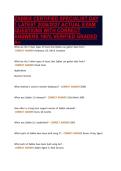 ZABBIX CERTIFIED SPECIALIST DAY&NewLine;1 LATEST 2026&sol;2027 ACTUAL EXAM&NewLine;QUESTIONS WITH CORRECT&NewLine;ANSWERS 100&percnt; VERIFIED GRADED&NewLine;A&plus;