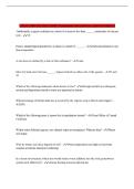 GEOLOGY 1500 EXAM 2 Questions and Answers Latest Graded A&plus;