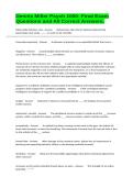 Dennis Miller Psych 1000- Final Exam Questions and All Correct Answers&period;