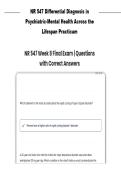 NR 547 Week 8 Final Exam &vert; 56 Questions with Correct Answers