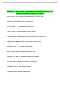 Hartman's CNA Chapter 2 &lpar;Foundations of Resident's Care&rpar; EXAM Questions and Answers Latest Graded A&plus;