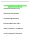 Hartman's CNA Chapter 2 &lpar;Foundations of Resident's Care&rpar; EXAM Questions and Answers Latest Graded A&plus;
