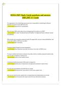 HOSA EMT Study Guide Questions and Answers 2026&sol;2027 &vert; A&plus; Grade Comprehensive Review for EMT Competitive Events