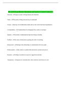 HCA 115 Exam Review Questions and Answers Latest Graded A&plus;