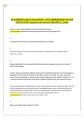 Leadership and Management ATI Comprehensive Exam Study Guide Questions and Answers 2026&sol;2027 &vert; A&plus; Grade Nursing Exam Preparation Material