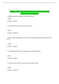 HOME CARE AIDE KNOWLEDGE EXAM Questions and Answers Latest Graded A&plus;
