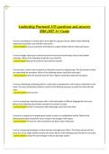 ATI Leadership & Management &ndash; 2025&ndash;2026 &ndash; Complete Nursing Questions and Answers &lpar;A&plus; Grade&rpar;