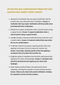 VATI RN NEW 2026 COMPREHENSIVE PREDICTOR EXAM QUESTION AND CORRECT EXPERT VERIFIED