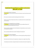 ATI Leadership & Management Proctored Review &ndash; Verified Questions & Answers &lpar;2026&sol;2027 A&plus; Grade Study Guide&rpar;
