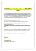 LEIK FNP Practice Questions and answers 20262027 A&plus; &NewLine;Grade