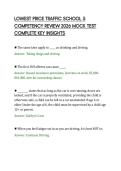 LOWEST PRICE TRAFFIC SCHOOL 5&NewLine;COMPETENCY REVIEW 2026 MOCK TEST&NewLine;COMPLETE KEY INSIGHTS&NewLine;