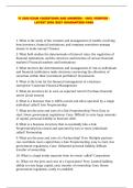 &NewLine;FI 3300 EXAM 1 QUESTIONS AND ANSWERS - 100&percnt; VERIFIED - LATEST 2026 &sol;2027 GUARANTEED PASS