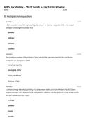 APES Vocabulary &ndash; Study Guide & Key Terms Review