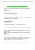 ISDS 3001 Exam 1 Questions and Answers Latest Graded A&plus;