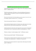 ISDS 3001 Exam 1 Questions and Answers Latest Graded A&plus;