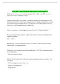ISDS 3001 Exam 1 Questions and Answers Latest Graded A&plus;