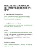 MCKISSOCK USPAP ASSESSMENT SCRIPT&NewLine;2026 VERIFIED ANSWERS COMPREHENSIVE&NewLine;REVIEW