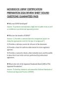 MCKISSOCK USPAP CERTIFICATION&NewLine;PREPARATION 2026 REVIEW SHEET SOLVED&NewLine;QUESTIONS GUARANTEED PASS