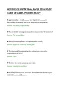 MCKISSOCK USPAP FINAL PAPER 2026 STUDY&NewLine;GUIDE DETAILED ANSWERS READY