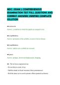 MDC 1 EXAM 2 COMPREHENSIVE&NewLine;EXAMINATION TEST FULL QUESTIONS AND&NewLine;CORRECT ANSWERS VERIFIED COMPLETE&NewLine;SOLUTION&NewLine;