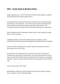 ISDS &ndash; Study Guide & Revision Notes
